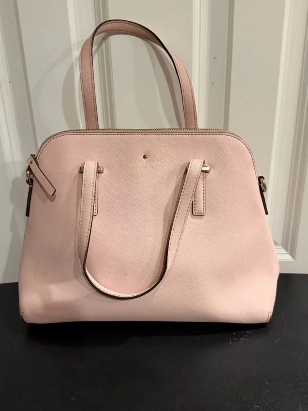 kate spade Blush Pink Leather Top-Handle Satchel